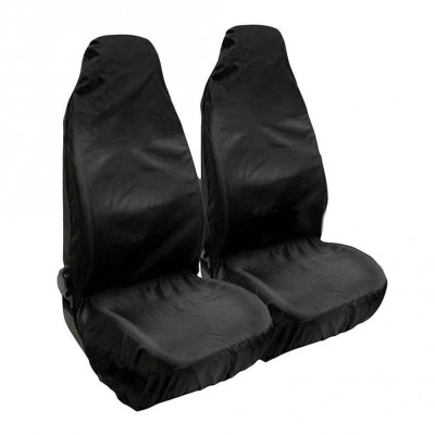 Universal Black Car Seat Cover Front Waterproof Van Auto